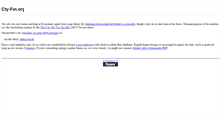 Desktop Screenshot of city-fan.org